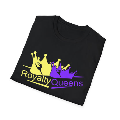 Royalty Queens Unisex Softstyle T-Shirt | Vibrant Crown Print | Perfect for Birthdays, Celebrations, and Everyday Wear
