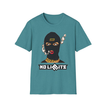 Unisex Softstyle T-Shirt - No Limits Graphic Tee for Bold Individuals