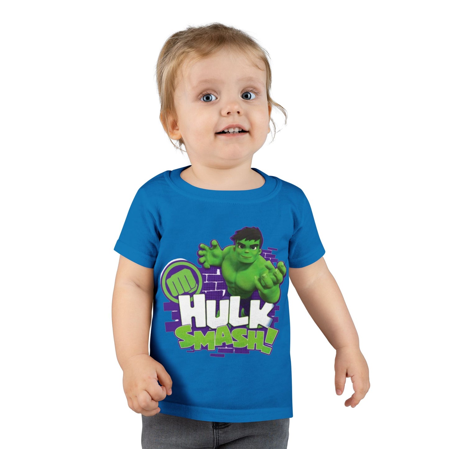 Hulk Smash Toddler T-Shirt - Fun & Playful Graphic Tee for Kids