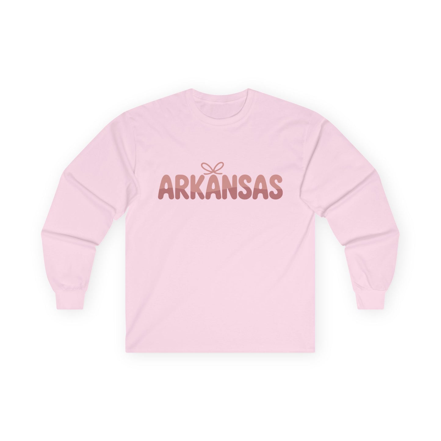 Arkansas Script Long Sleeve Tee