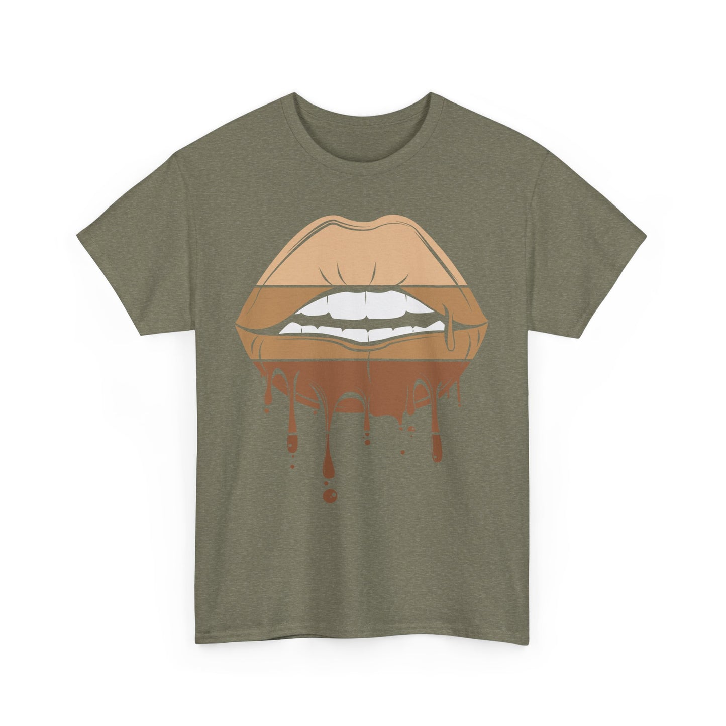 Chic Bold Lip Graphic Tee - Unisex Heavy Cotton