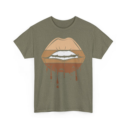 Chic Bold Lip Graphic Tee - Unisex Heavy Cotton