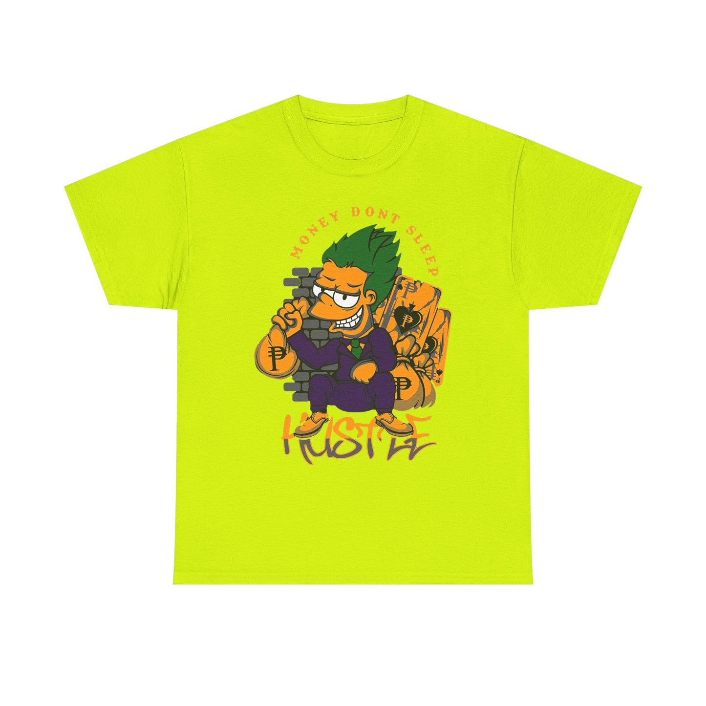 Hustle Money Don't Sleep Unisex Heavy Cotton Tee