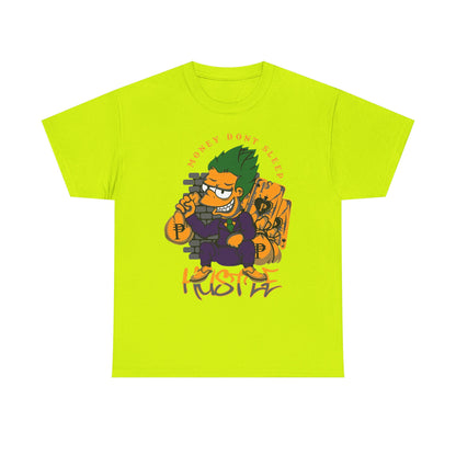 Hustle Money Don't Sleep Unisex Heavy Cotton Tee