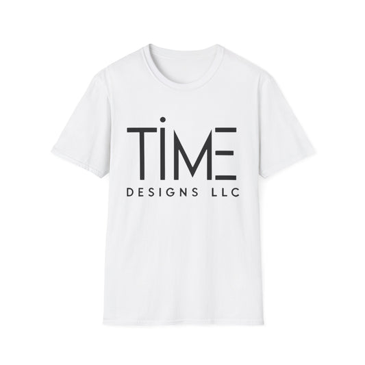 Minimalist Time Design Unisex T-Shirt, Casual Wear, Gift for Him/Her, Everyday Style, Graphic Tee, Modern Apparel