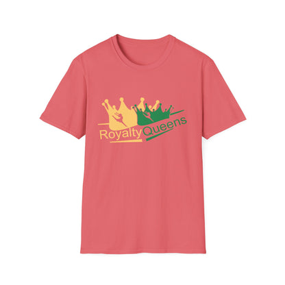 Royalty Queens Unisex Softstyle T-Shirt, Perfect for Birthdays, Celebrations, Gifts, Casual Wear, Fun Events