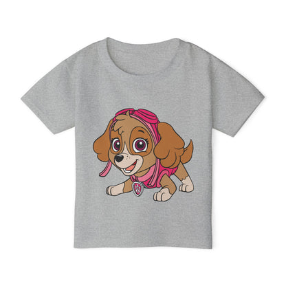 Cute Toddler T-Shirt with Playful Puppy Design, Kids Gift, Birthday Party Outfit, Everyday Wear, Animal Lover Tee