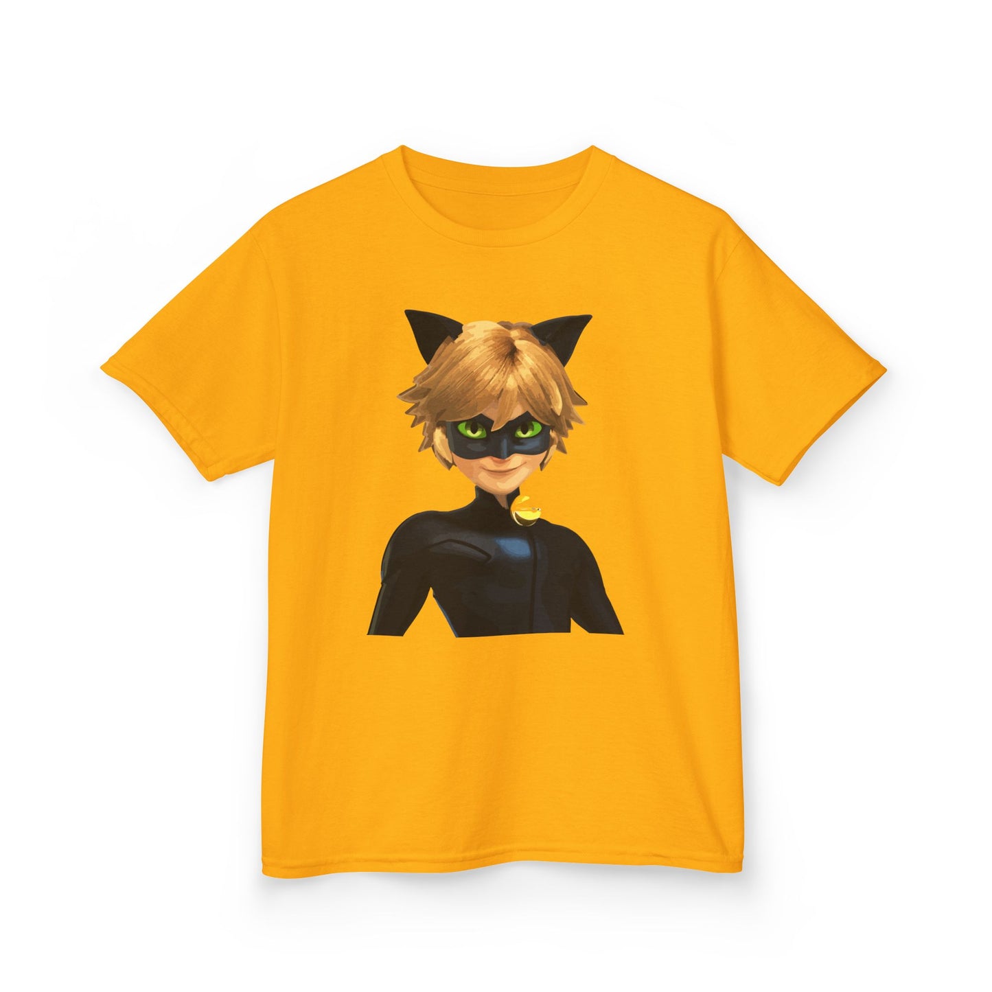 Kids Cat Superhero Tee, Cartoon Shirt, Children's Birthday Gift, Fun Playwear, Gift for Kids, Cat Lover Gift
