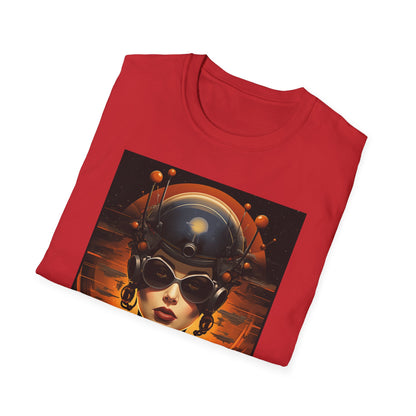 Futuristic Graphic Tee - Unisex Softstyle T-Shirt with Sci-Fi Design
