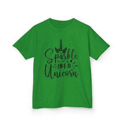 Sparkle Like A Unicorn Kids Tee - Fun & Colorful Cotton Shirt