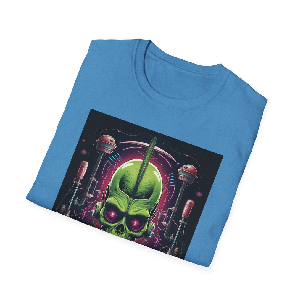 Alien Invader Graphic Unisex Softstyle T-Shirt