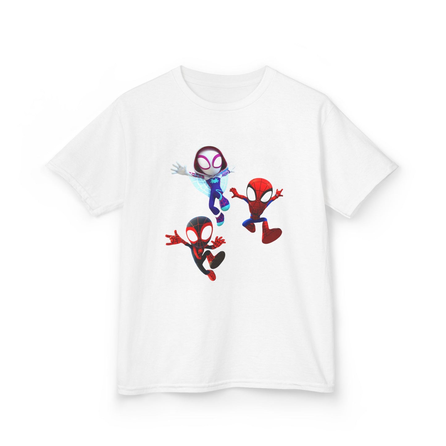 Kids Superhero Adventure Tee, Kids Birthday Gift, Fun Playwear, Spiderman Costume Shirt, Cartoon Character T-Shirt, Summer Outfit