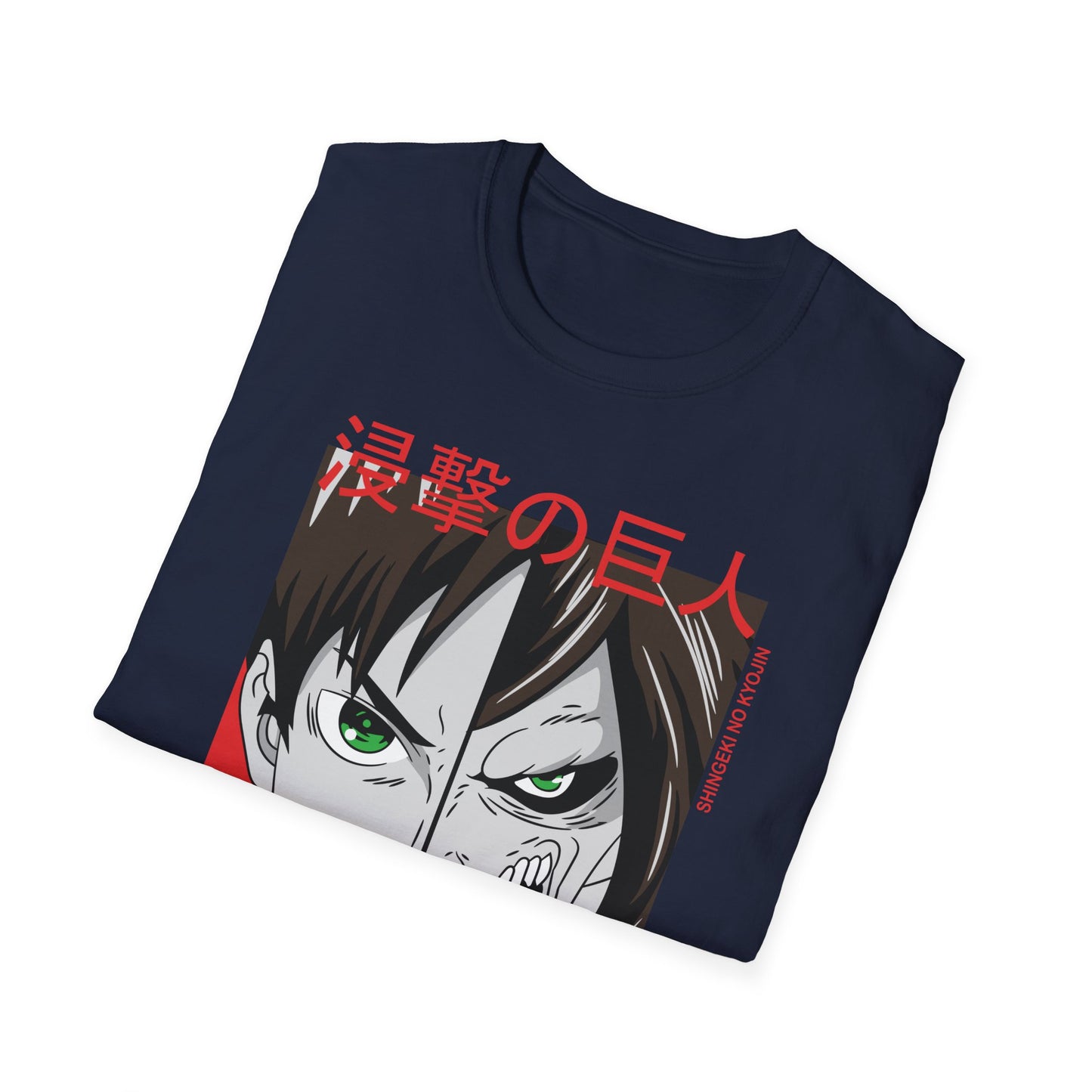 Anime-Inspired Unisex T-Shirt, Eren Yeager Graphic Tee, Casual Streetwear, Gift for Fans, Unique Graphic Shirt