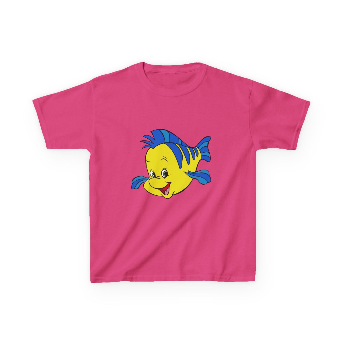 Kids Cartoon Fish Tee - Fun Summer T-Shirt, Gift for Birthday, Beach Day, Family Outings, Vacation Wear