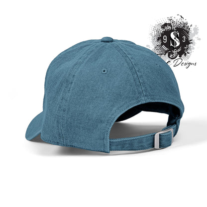 Stylish Embroidered Denim Hat with Glitter Design, Perfect for Casual Style, Fashion Accessory, Gift for Her, Birthday, Everyday Wear