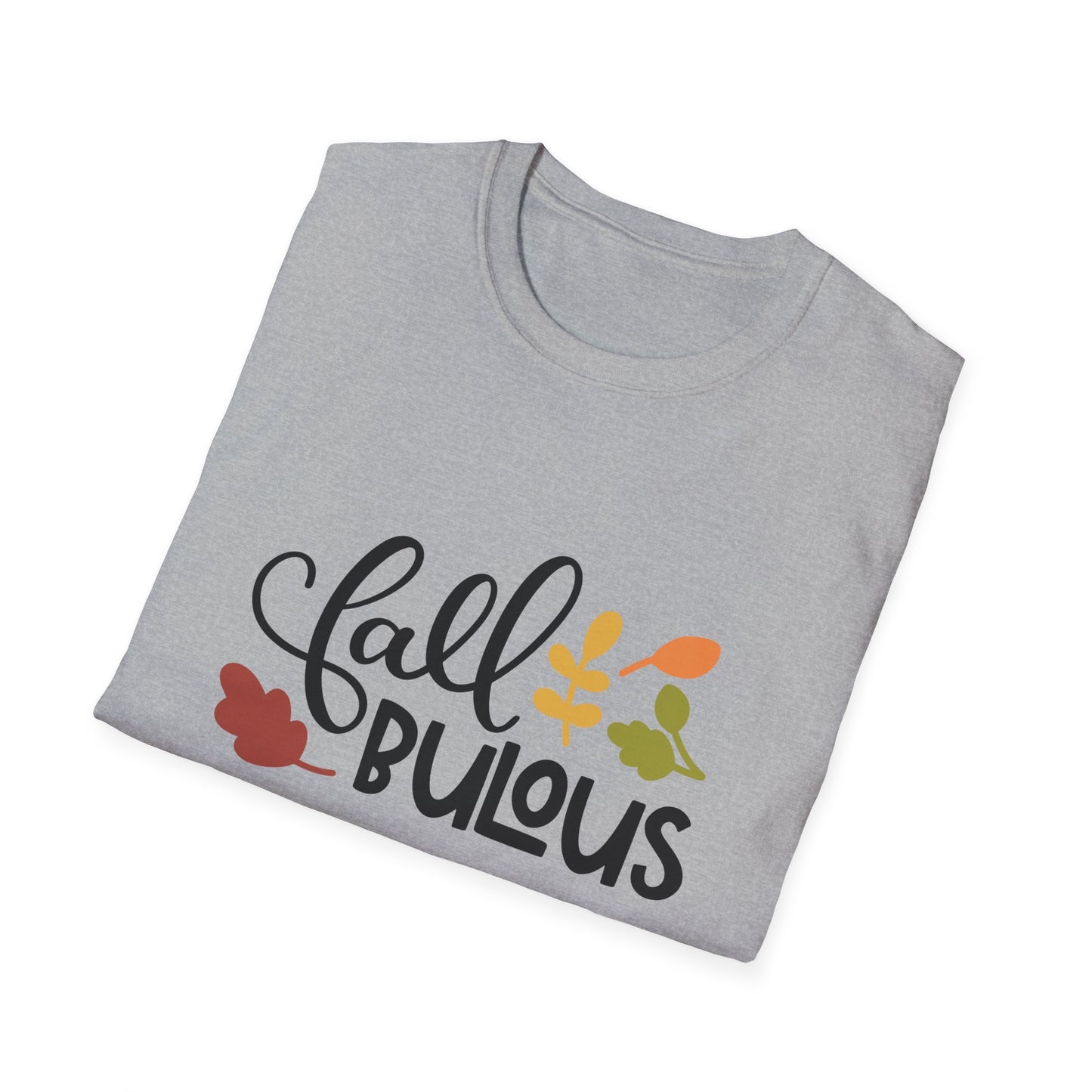 Fall Bulous Unisex Softstyle T-Shirt - Cozy Autumn Tee, Perfect for Thanksgiving, Fall Parties, Gift for Her, Seasonal Fashion