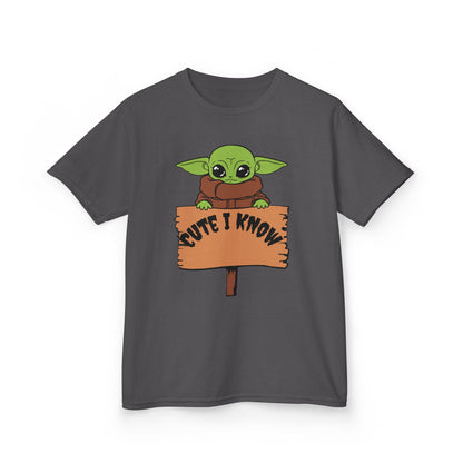 Cute Baby Alien Kids Tee - "Cute I Know" Design for Trendy Kids