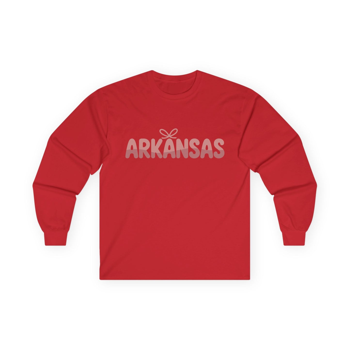 Arkansas Script Long Sleeve Tee