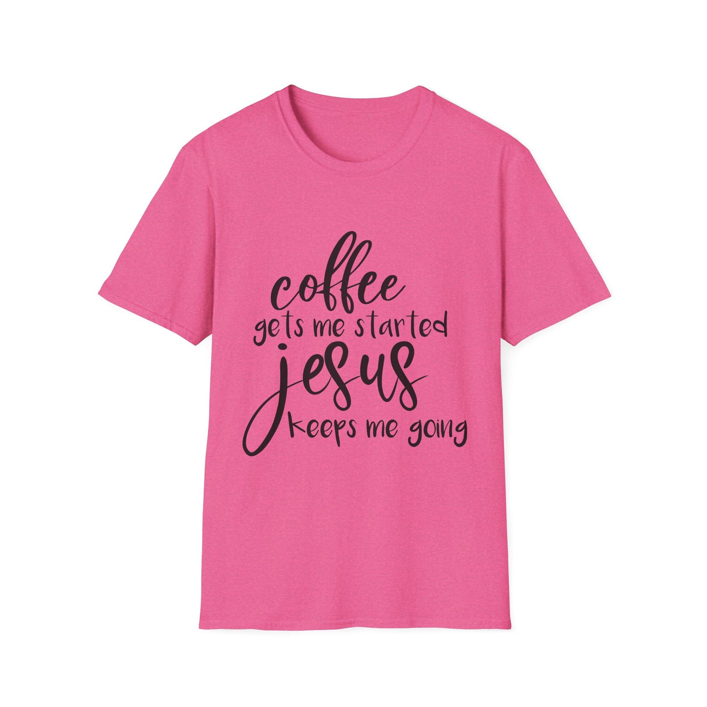 Coffee & Jesus Unisex Softstyle T-Shirt - Inspirational Christian Tee