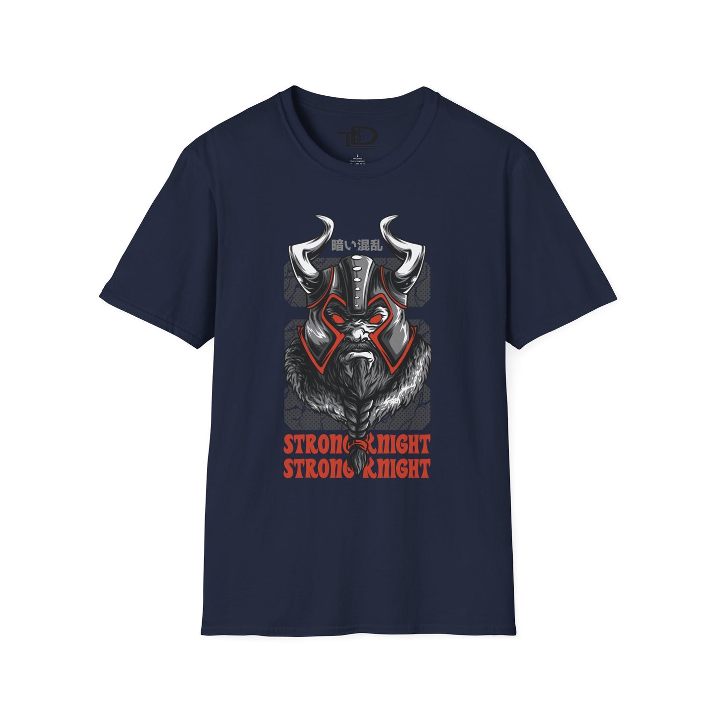 Bold Knight Graphic Tee, Unisex Softstyle T-Shirt, Strength Apparel, Casual Wear, Unique Gift, Core Style