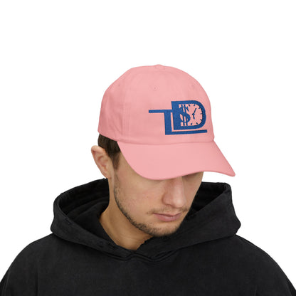 White Classic Dad Cap with Dollar Clock Design - Perfect for Gifting, Casual Outings, and Everyday Wear