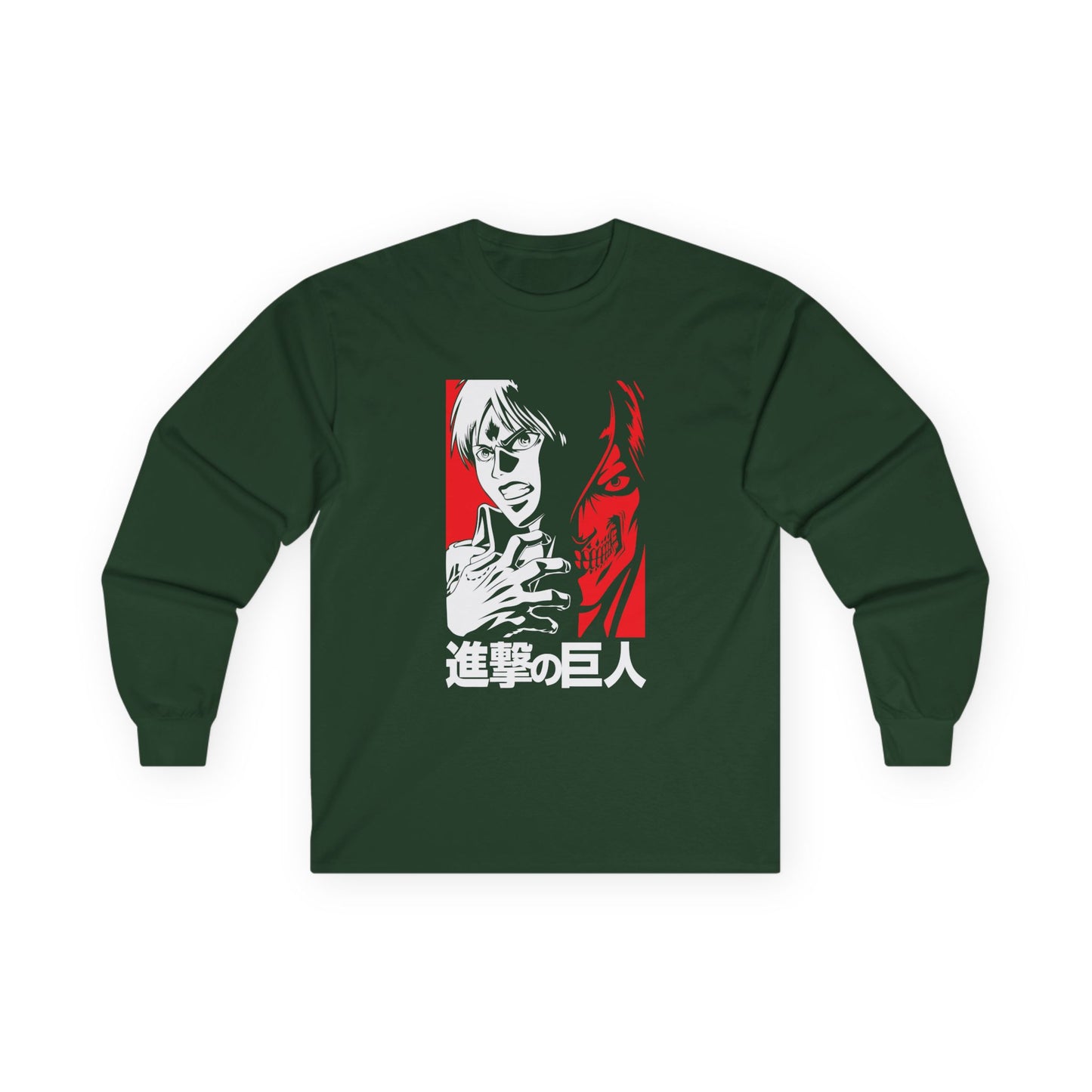 Attack on Titan Anime Long Sleeve Tee — Shingeki no Kyojin Graphic Shirt