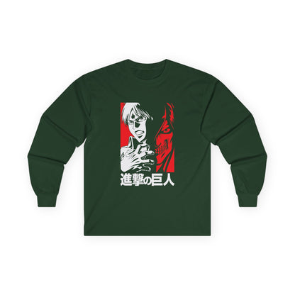 Attack on Titan Anime Long Sleeve Tee — Shingeki no Kyojin Graphic Shirt