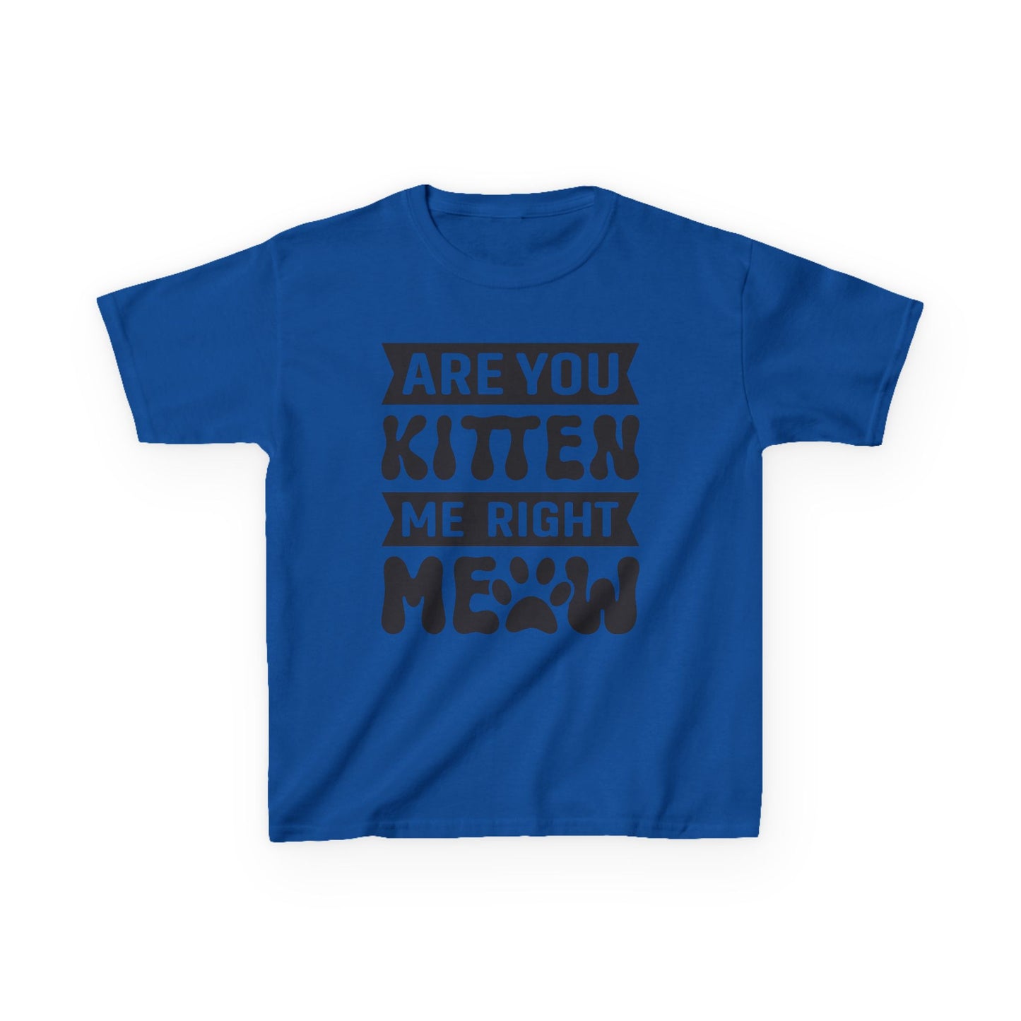 Cute Kids Tee - "Are You Kitten Me Right Meow" T-Shirt for Cat Lovers, Birthday Gift, Funny Pet Shirt, Kids' Humor Clothing, Animal [...]
