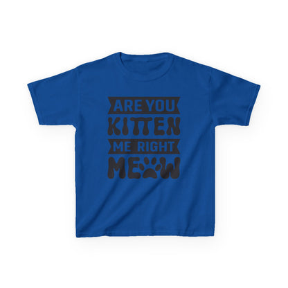 Cute Kids Tee - "Are You Kitten Me Right Meow" T-Shirt for Cat Lovers, Birthday Gift, Funny Pet Shirt, Kids' Humor Clothing, Animal [...]
