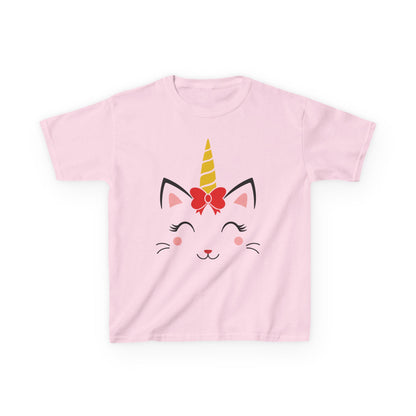 Cute Unicorn Kids Heavy Cotton Tee - Perfect for Birthdays and Everyday Fun!