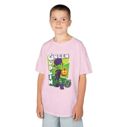 Kids Green Goblin Tee - Fun Halloween T-Shirt for Kids