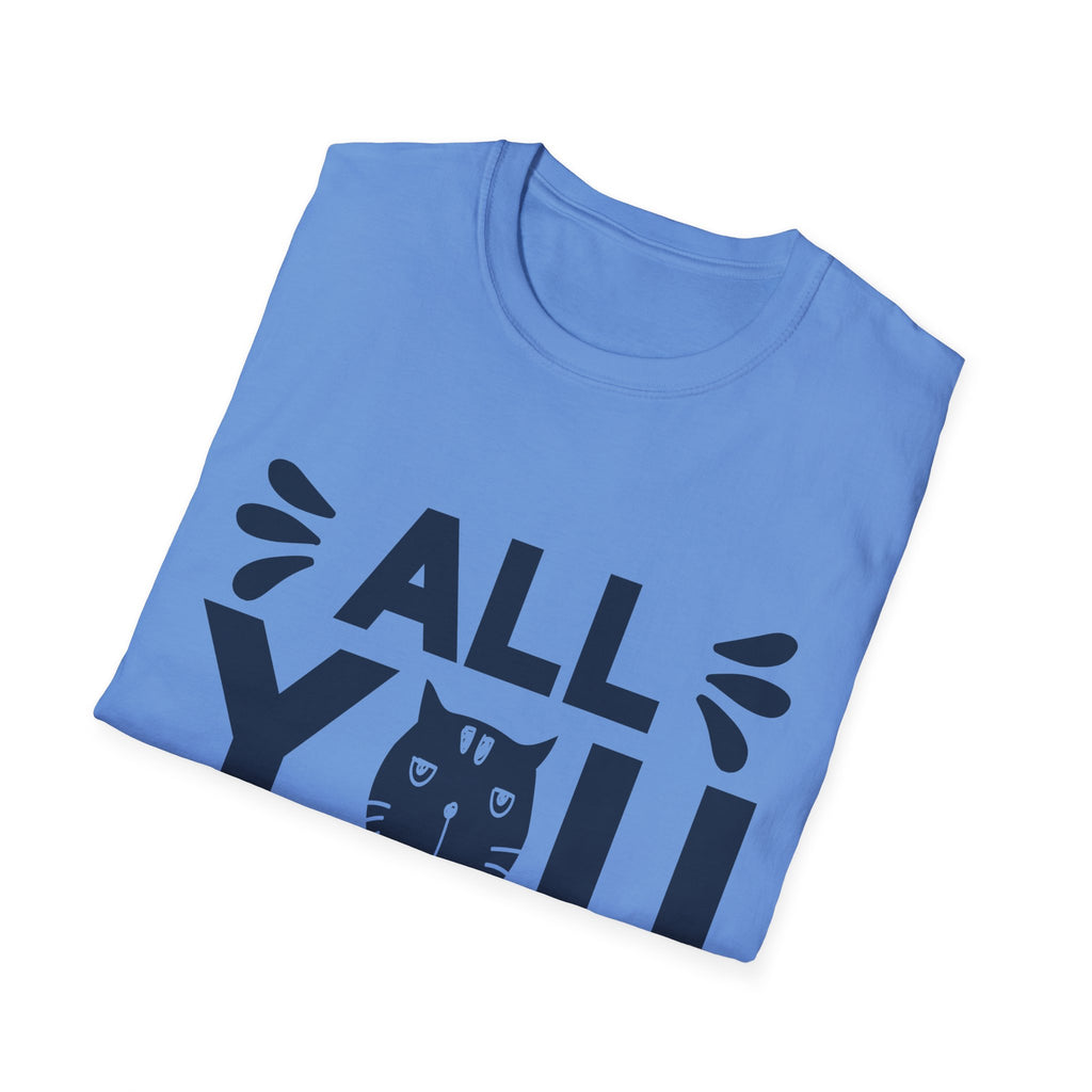 All You Need Is Cat Unisex Softstyle T-Shirt | Cute Cat Lover Tee, Gift for Pet Owners, Funny Cat T-Shirt, Cat-Themed Apparel, Birthday Gift