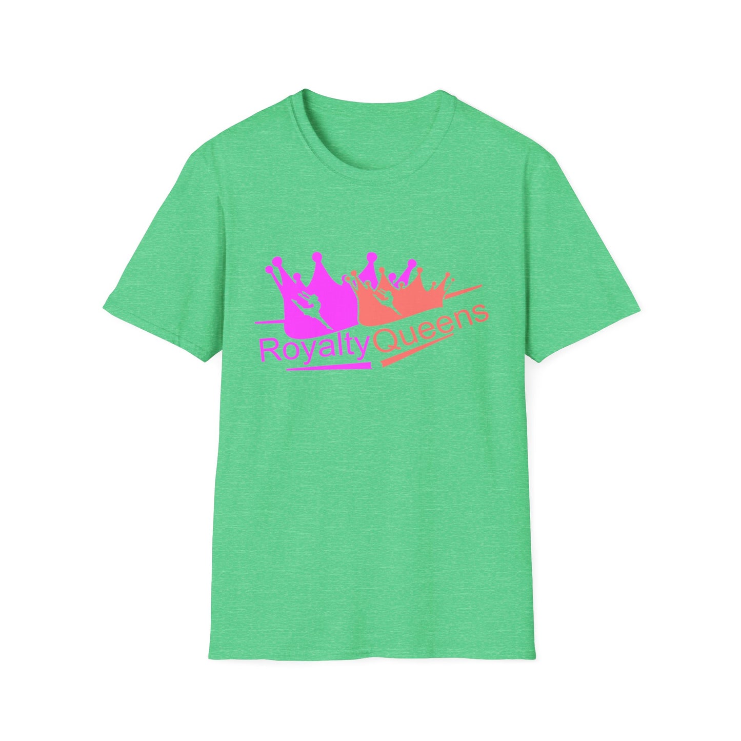 Royalty Queens Unisex Softstyle T-Shirt - Comfortable Casual Tee for Women, Birthday Gift, Queen Vibes, Party Wear, Empowerment Shirt