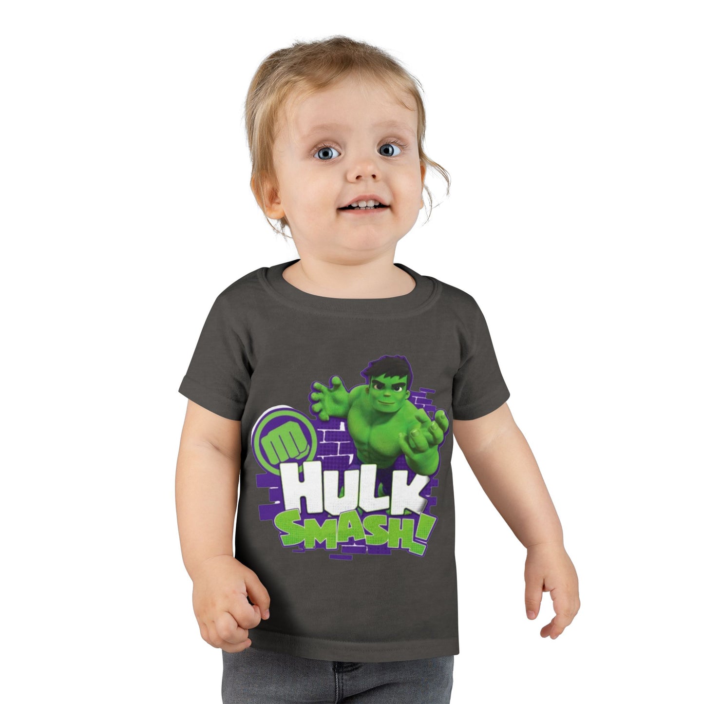Hulk Smash Toddler T-Shirt - Fun & Playful Graphic Tee for Kids