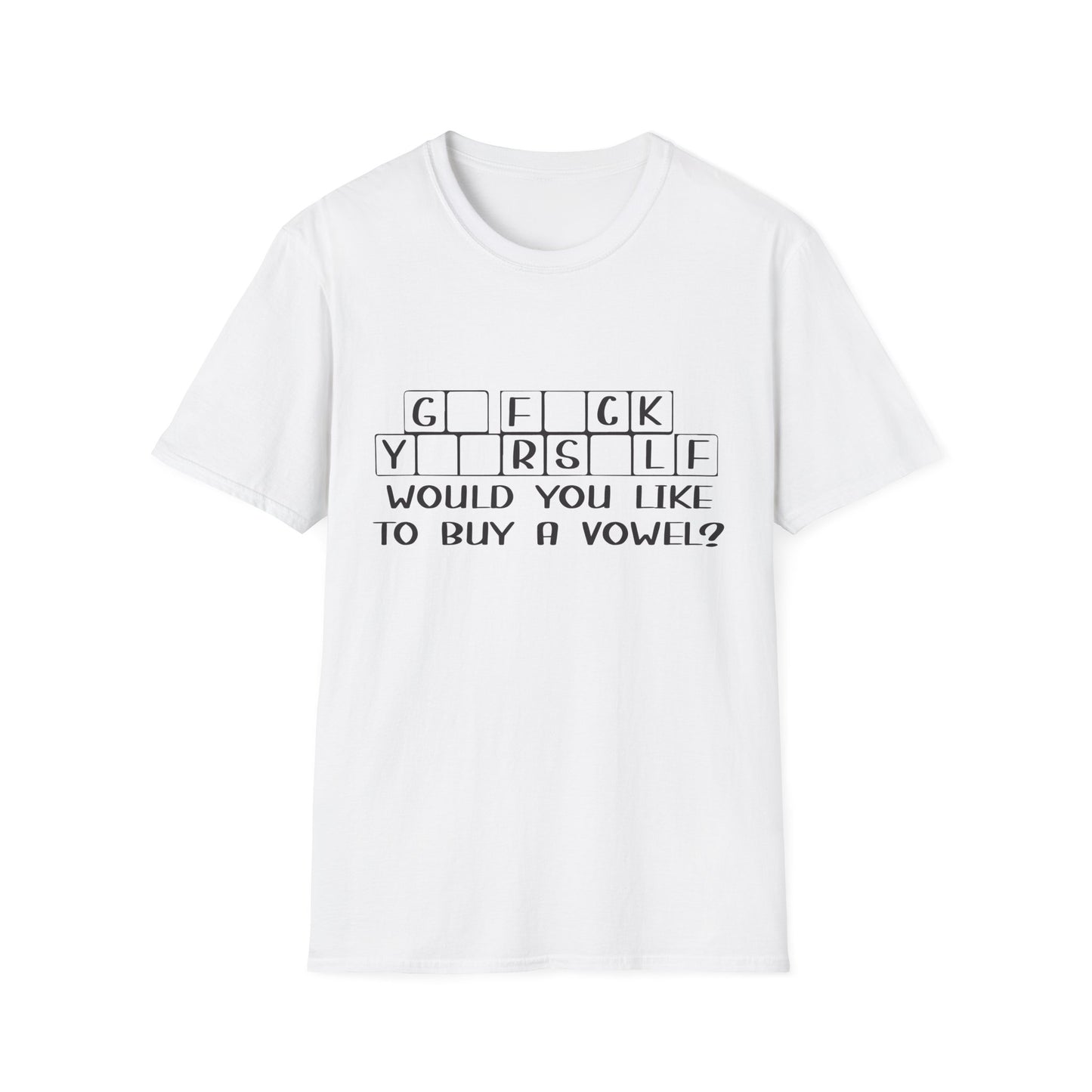 Funny Unisex T-Shirt - "G F C K Y R S L F" Graphic Tee - Perfect Gift for Casual Wear