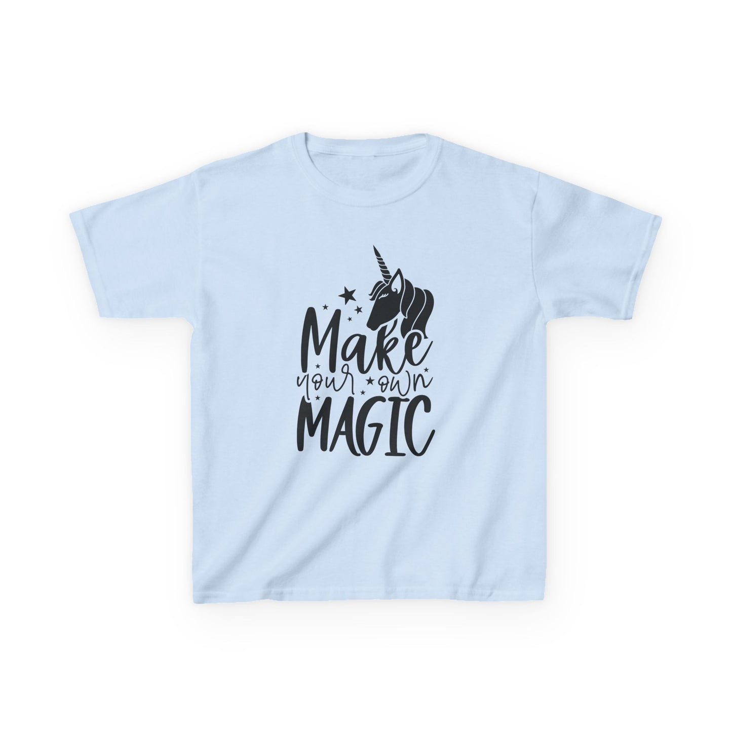 Kids Unicorn Magic Tee - 'Make Your Own Magic' Cotton Shirt