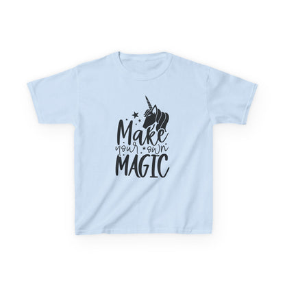 Kids Unicorn Magic Tee - 'Make Your Own Magic' Cotton Shirt