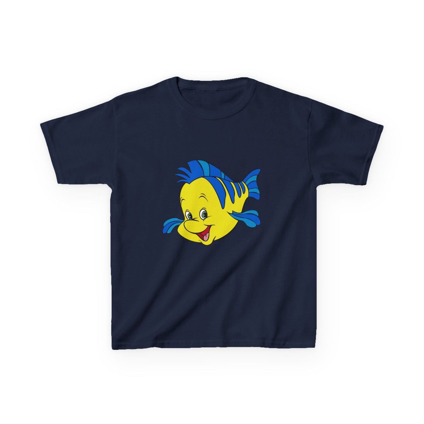 Kids Cartoon Fish Tee - Fun Summer T-Shirt, Gift for Birthday, Beach Day, Family Outings, Vacation Wear