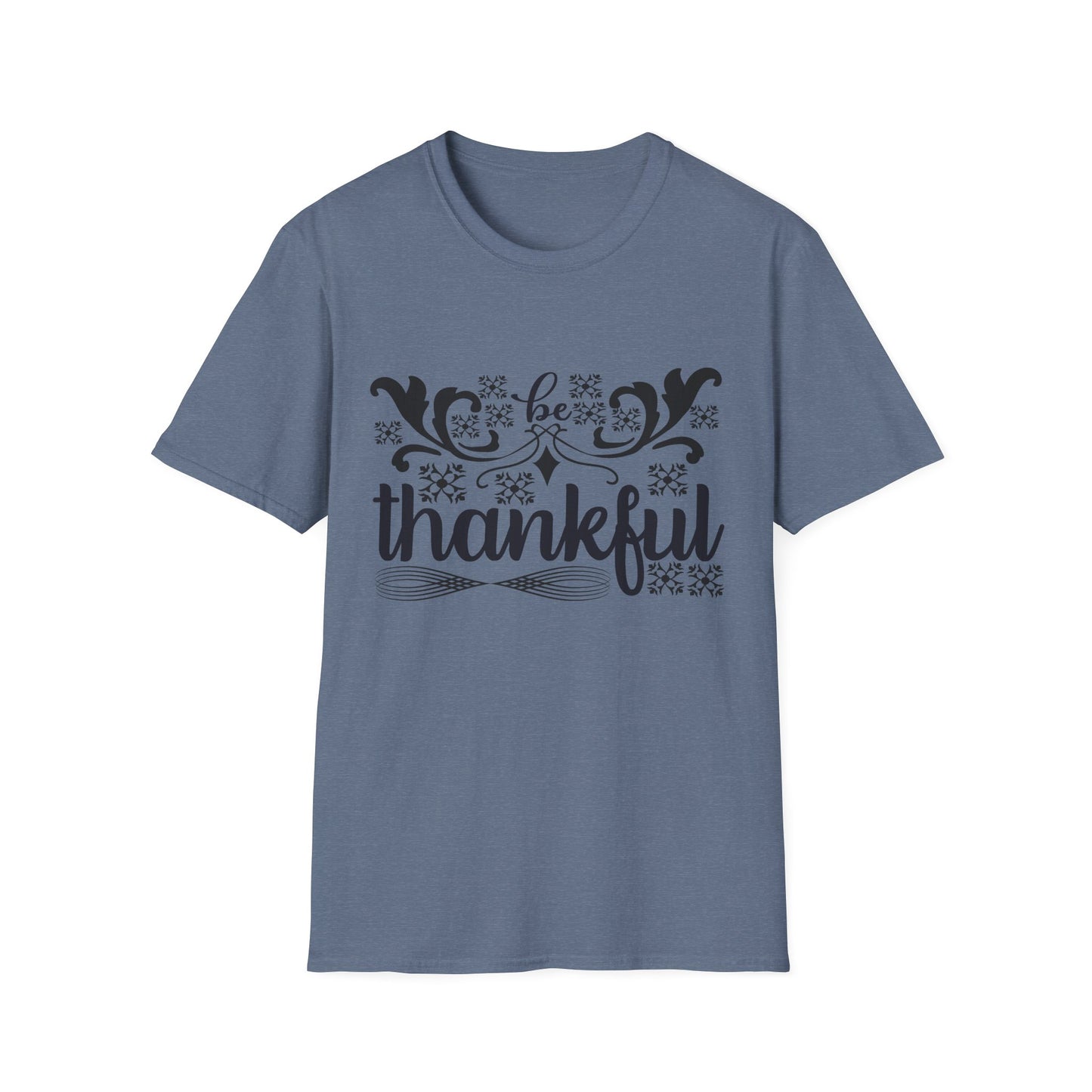 Thankful Unisex Softstyle T-Shirt - Fall Fashion, Thanksgiving Gift, Casual Wear, Gratitude Tees, Everyday Comfort