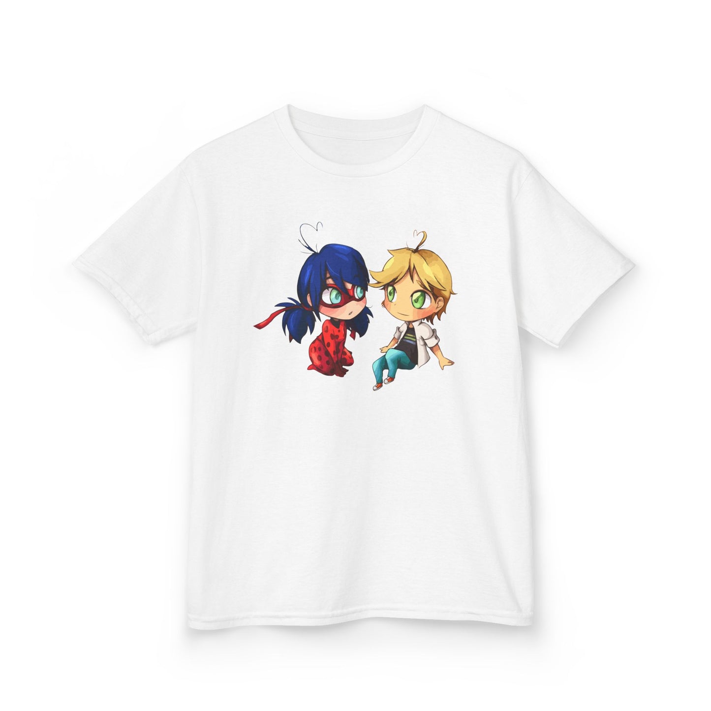 Kids Cute Chibi Characters Tee, Lightweight T-Shirt for Playtime, Gifts for Boys & Girls, Cartoon Lover Apparel, Birthday Outfit