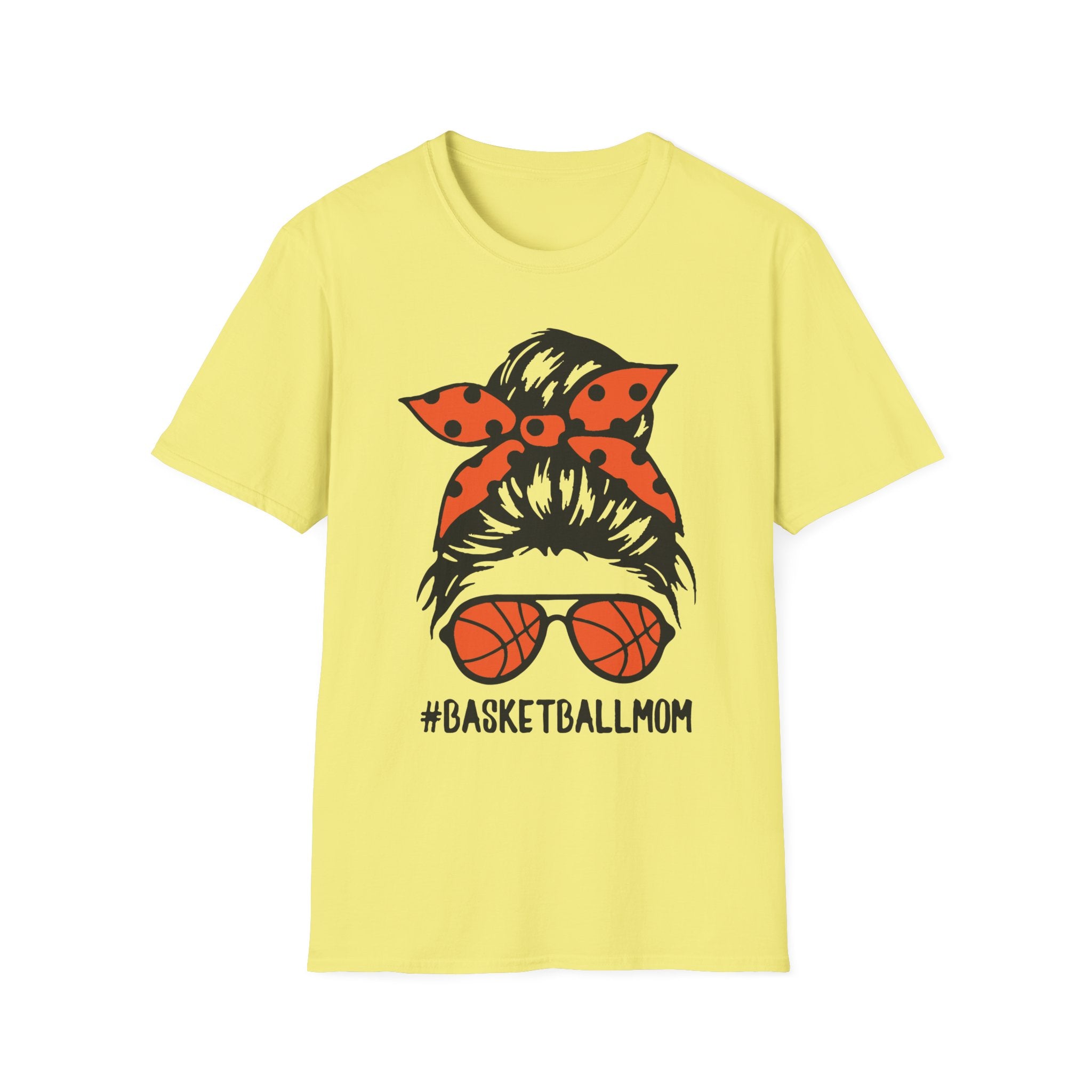 #BasketballMom Unisex Softstyle T-Shirt - Fun and Stylish Tee for Basketball Moms