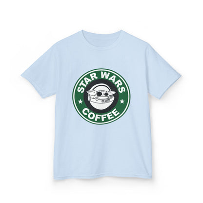Star Wars Coffee Kids Tee, Fun Graphic T-shirt for Boys & Girls, Perfect for Birthdays, Star Wars Fans, Casual Wear