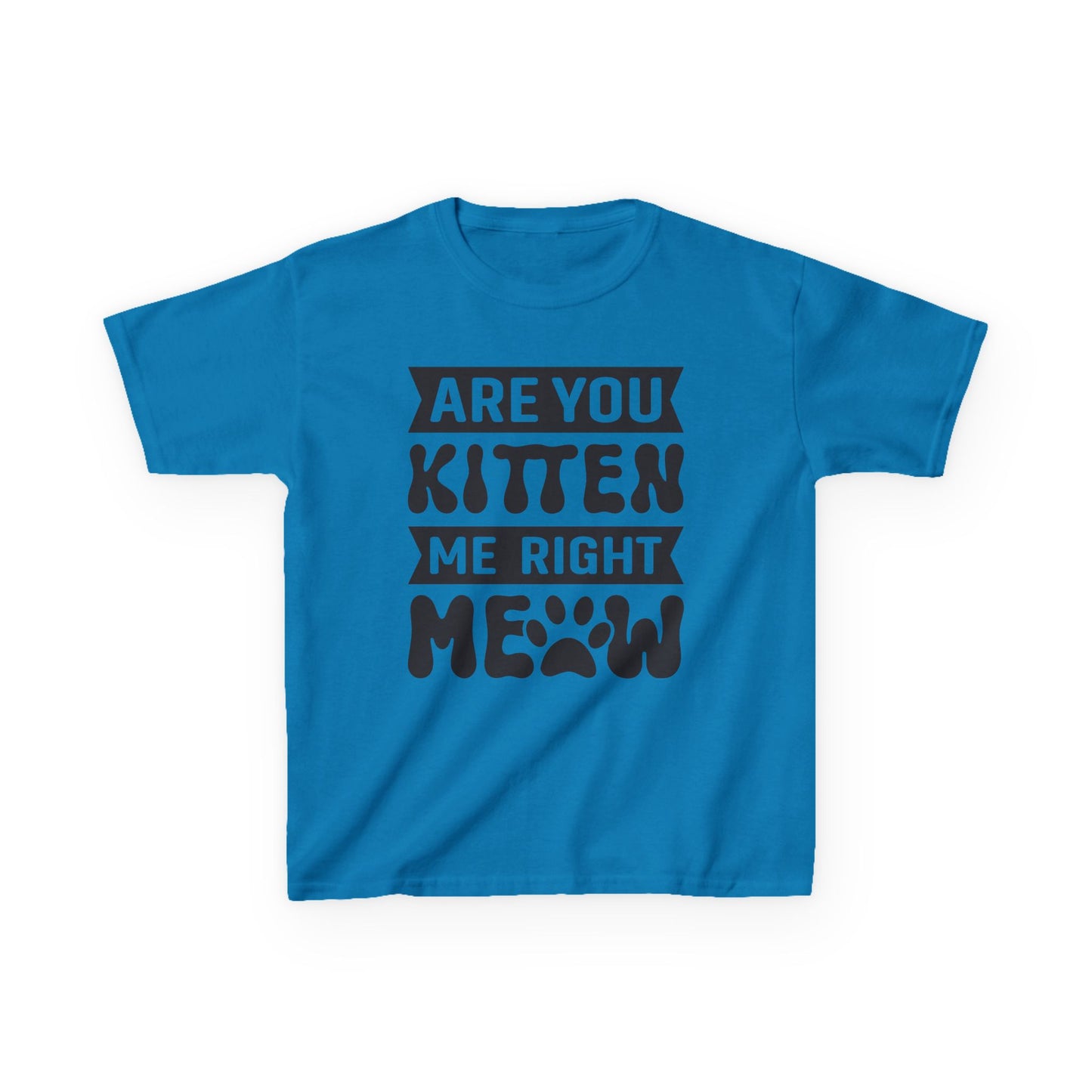 Cute Kids Tee - "Are You Kitten Me Right Meow" T-Shirt for Cat Lovers, Birthday Gift, Funny Pet Shirt, Kids' Humor Clothing, Animal [...]