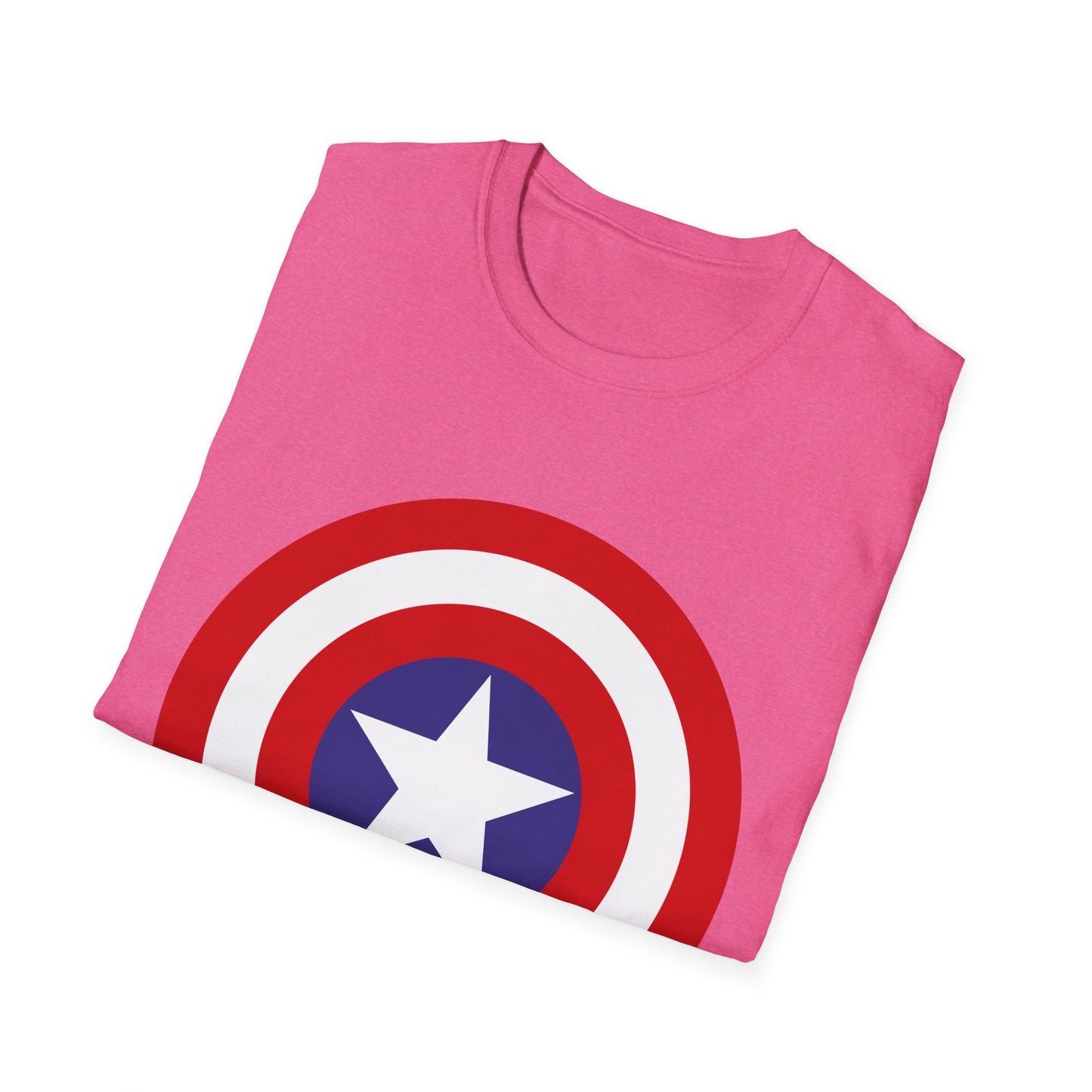 Captain-Inspired Unisex Softstyle T-Shirt, Superbowl Fan Tee, Superhero Gift, Comic Birthday Shirt, Casual Everyday Wear, Graphic Crew [...]