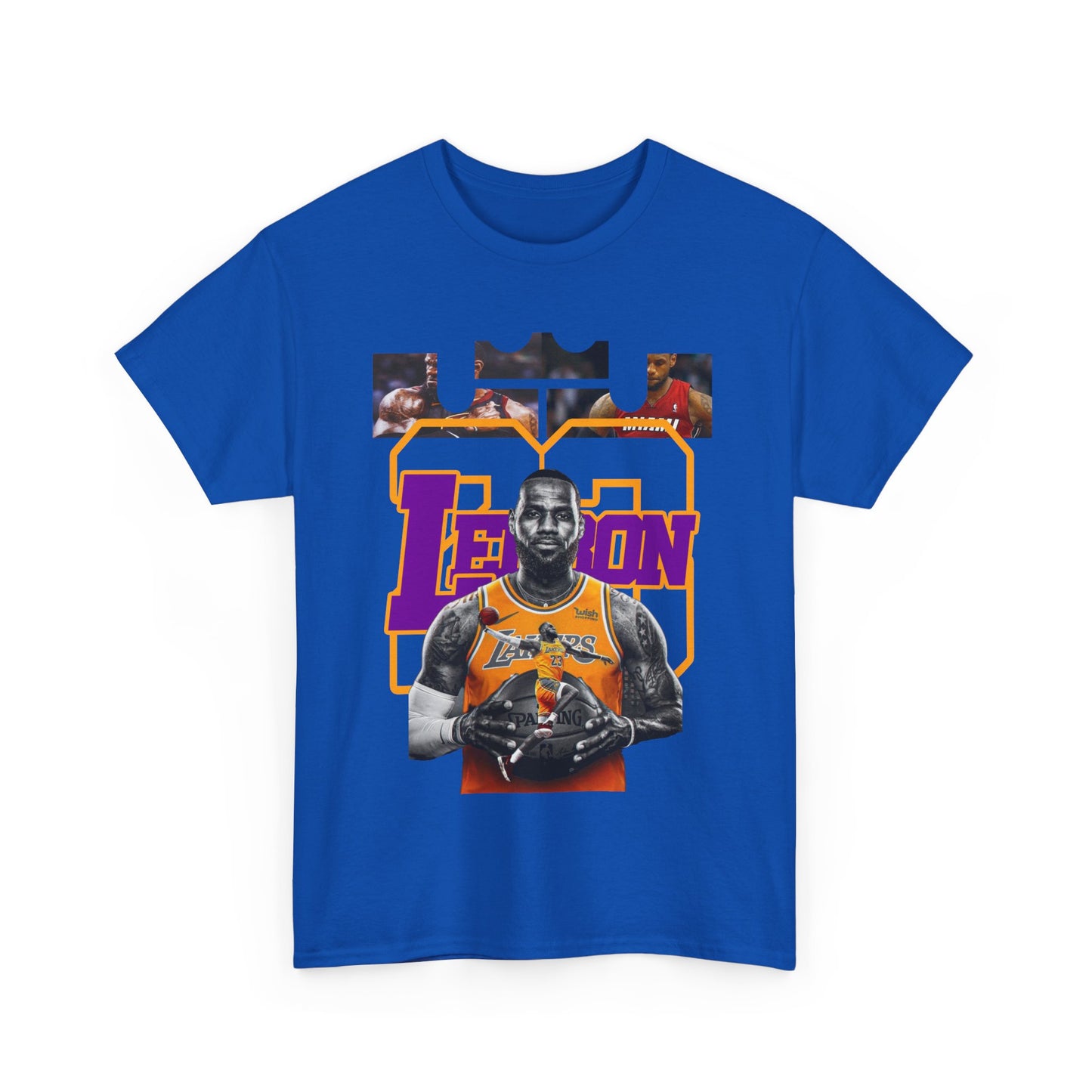 LeBron James Unisex Heavy Cotton Tee - Basketball Fan Apparel