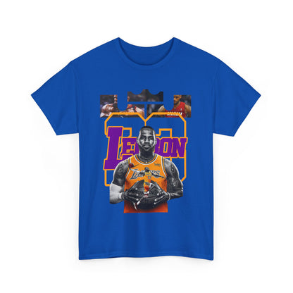LeBron James Unisex Heavy Cotton Tee - Basketball Fan Apparel