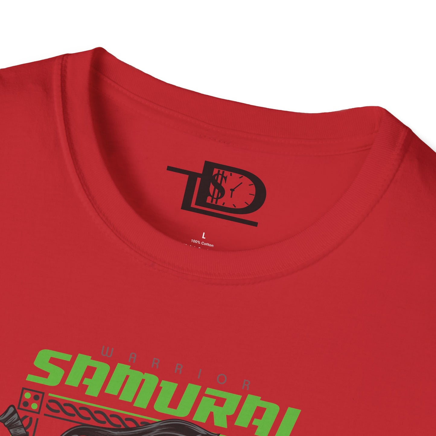 Samurai Graphic Tee, Unisex Softstyle T-Shirt, Anime Casual Wear, Gift for Gamers, Streetwear Fashion, Perfect for Conventions