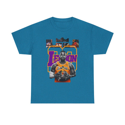 LeBron James Unisex Heavy Cotton Tee - Basketball Fan Apparel
