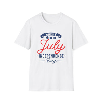 Happy 4th of July Unisex T-Shirt, Independence Day Tee, Summer Celebration Shirt, Patriotic Apparel, Casual Festival Wear