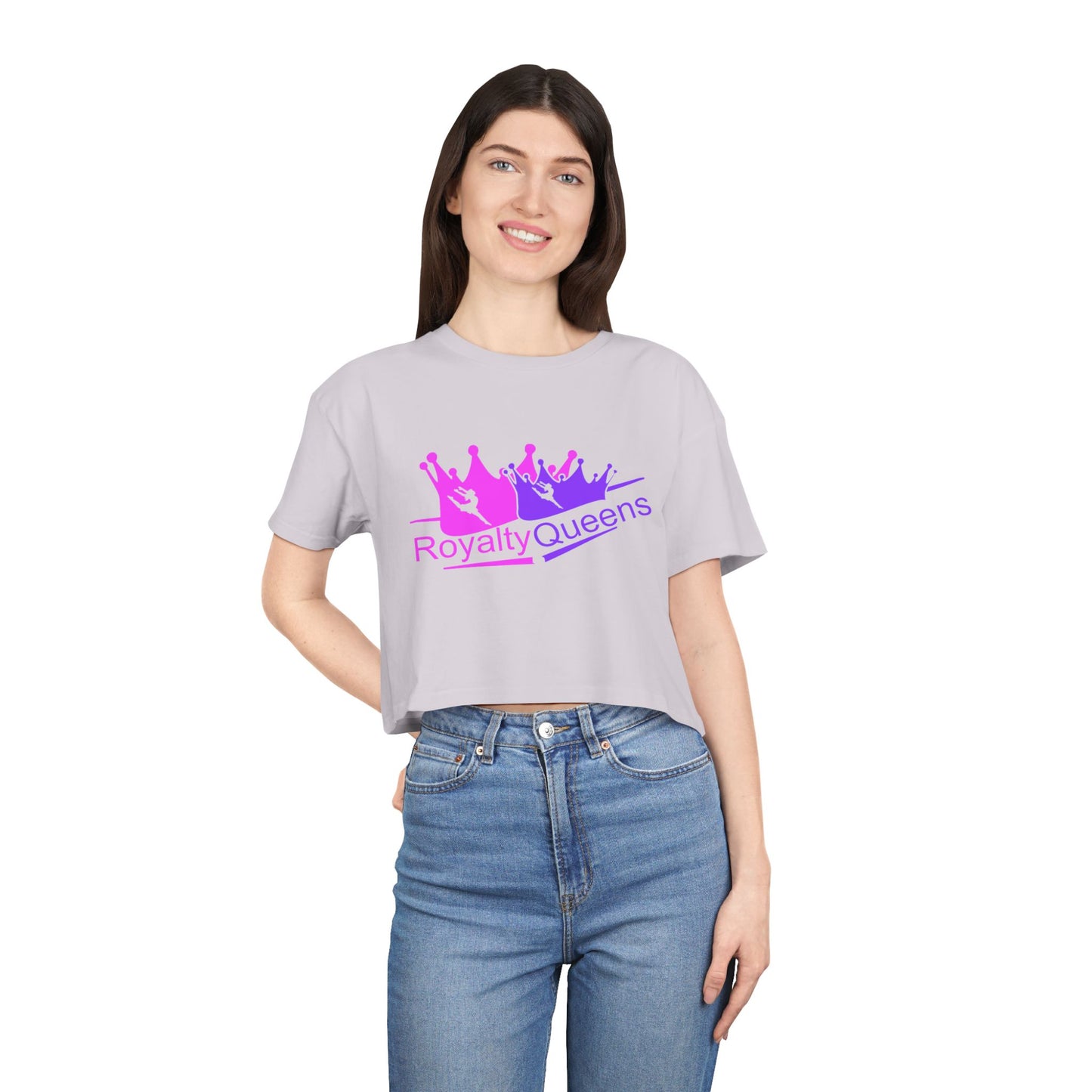 Royalty Queens Women's Crop Tee - Stylish Black Girl Magic Shirt, Trendy Summer Top, Gift for Her, Queens Day Celebration, Empowerment [...]
